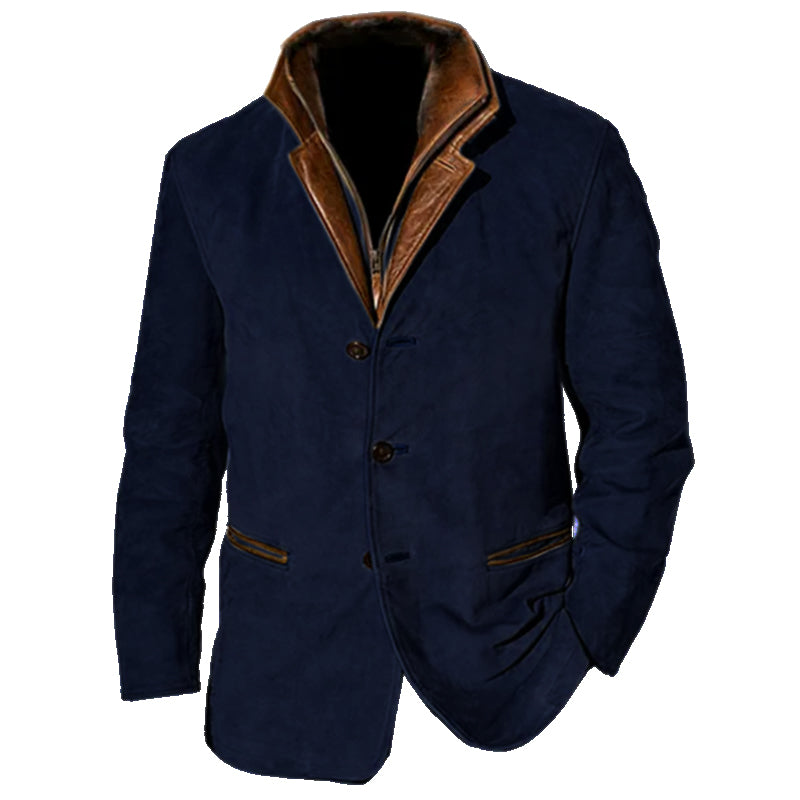 Men’s Vintage Suede Buckskin Jacket – Timeless Craftsmanship, Unmatched Style