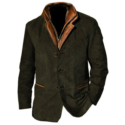 Men’s Vintage Suede Buckskin Jacket – Timeless Craftsmanship, Unmatched Style